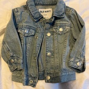 Old Navy Kids Denim Jacket - Light Denim Blue NWOT 6-12mo